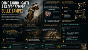 Come fanno i gatti a cadere sempre sulle zampe