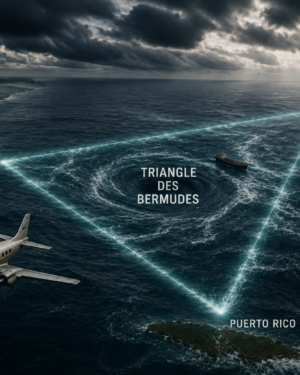 Triangolo delle Bermuda: mappa dell'area oceanica tra Florida, Porto Rico e Bermuda